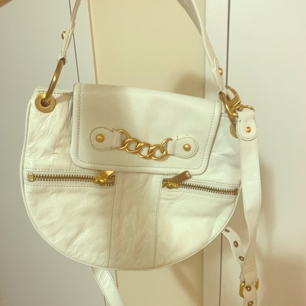 Cynthia Rowley  white patten bag